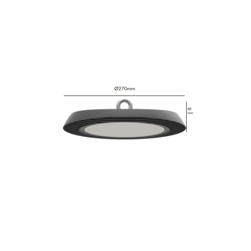 Campana Industrial LED 200W-150W-100W UFO ENDURANCE OSRAM CHIP DURIS E 2835