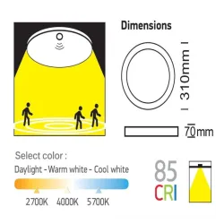 plafon-LED-DETECTOR-RADAR-24W-20W-16W-SENSOR-DE-MOVEMENT-2700KCCT-OSRAM-CHIP IBERICA DE LIGHTING