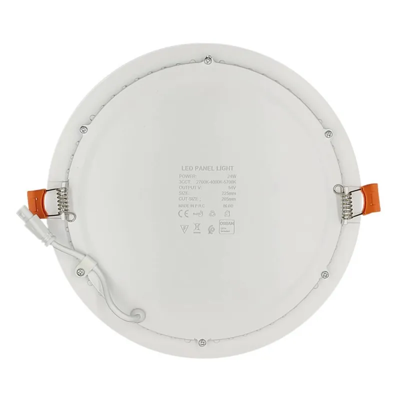 24W circular slim LED plate - CCT - Osram Chip Duris E2835