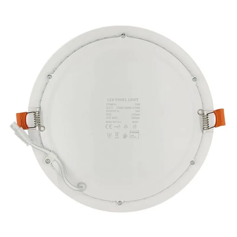Slim Round LED Panel 24W 3CCT OSRAM 120° | Ibérica