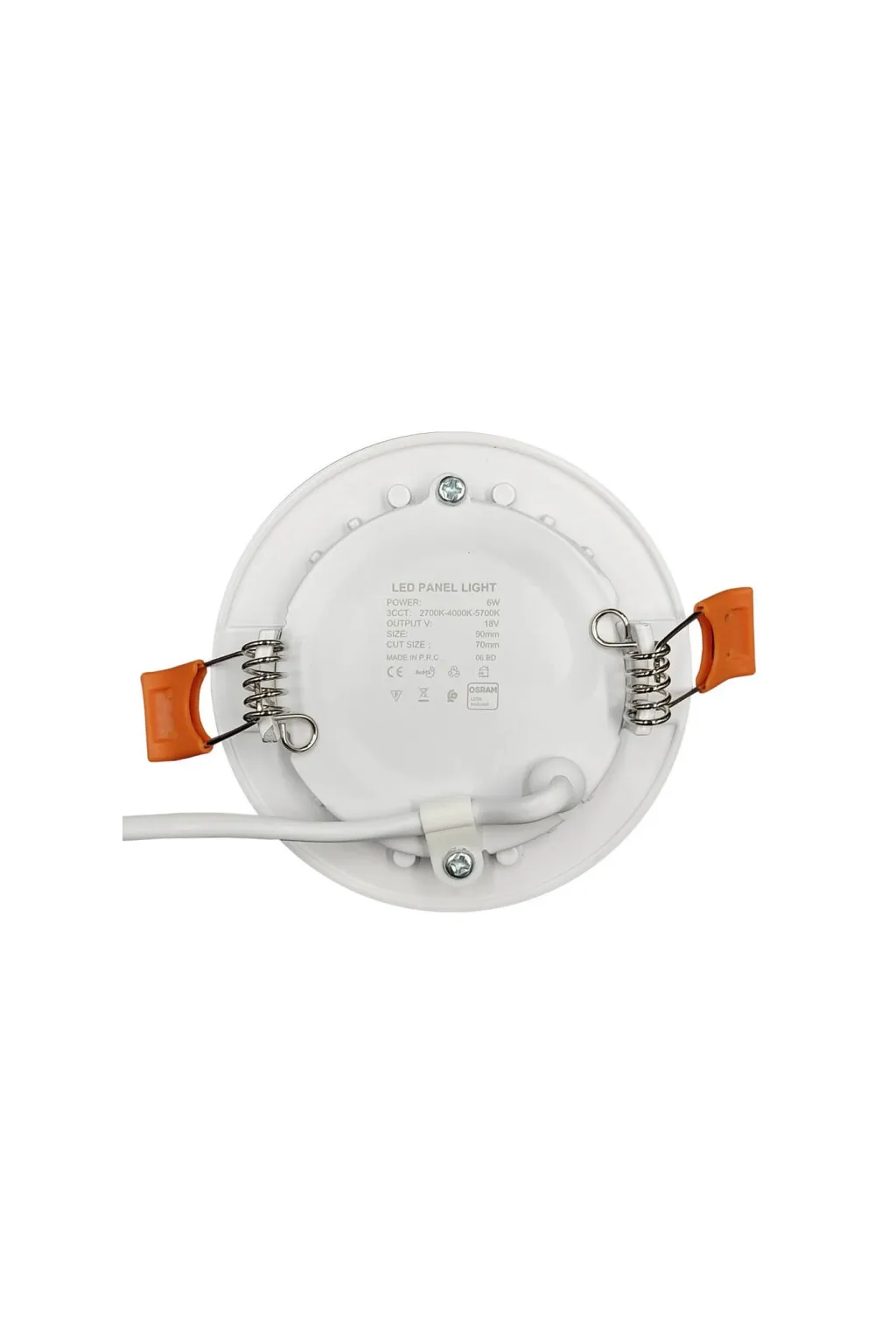 6W circular slim LED plate - CCT - Osram Chip Duris E2835