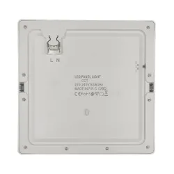 Downlight + Plafón LED - Cuadrado- MOSS NEGRO LUMILEDS - 18W AJUSTABLE - CCT Color Seleccionable