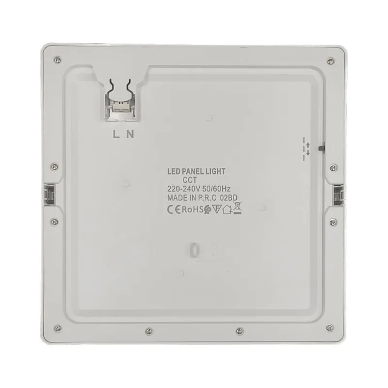 Downlight + LED ceiling - square- Moss black LumiledS - 18W Adjustable - CCT Selectable color