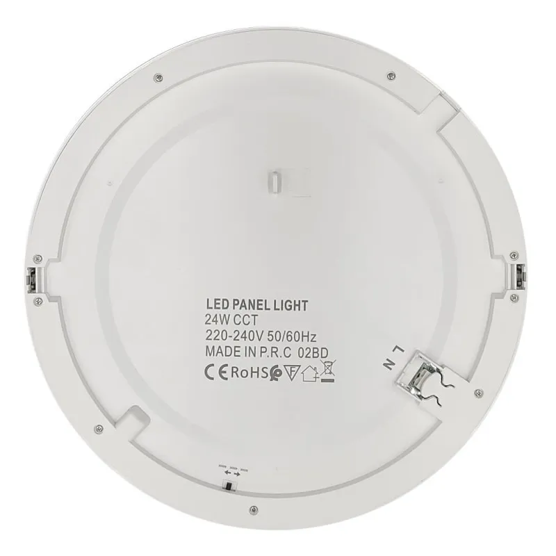 Downlight + Plafón LED - Circular- MOSS NEGRO LUMILEDS - 24W AJUSTABLE - CCT Color Seleccionable