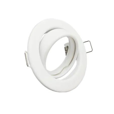 Aro Redondo Orientable Blanco Para Dicroica LED GU10 MR16 - Aluminio