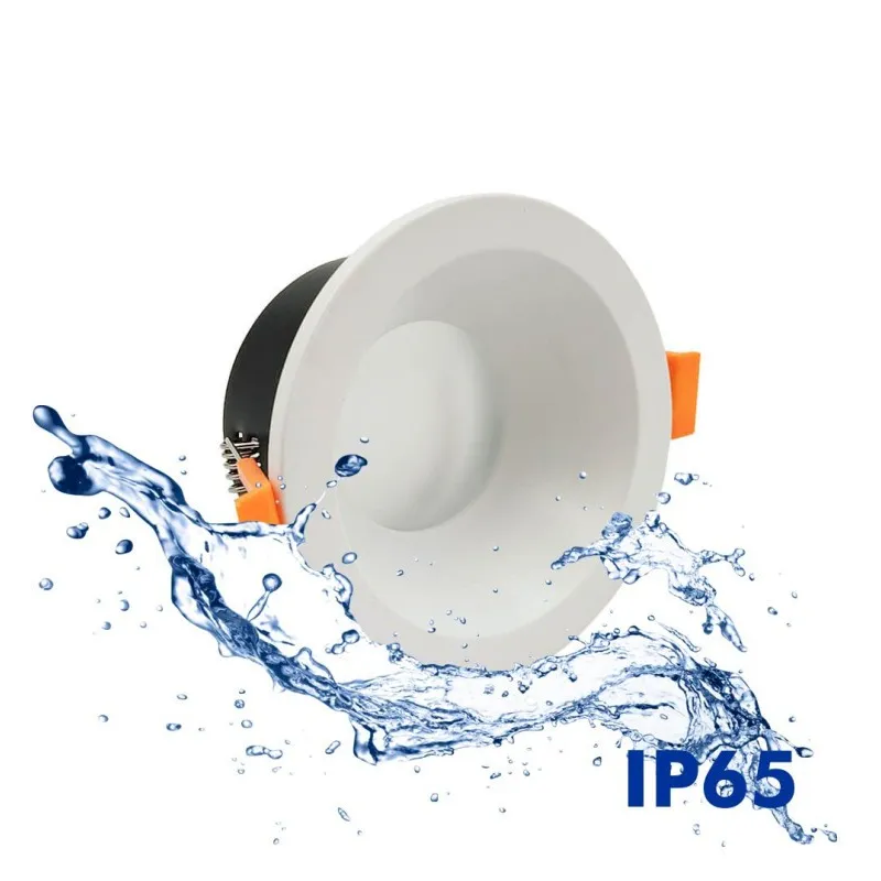 Fixed hoop Circular watertight GU10-MR16 - IP65 - White