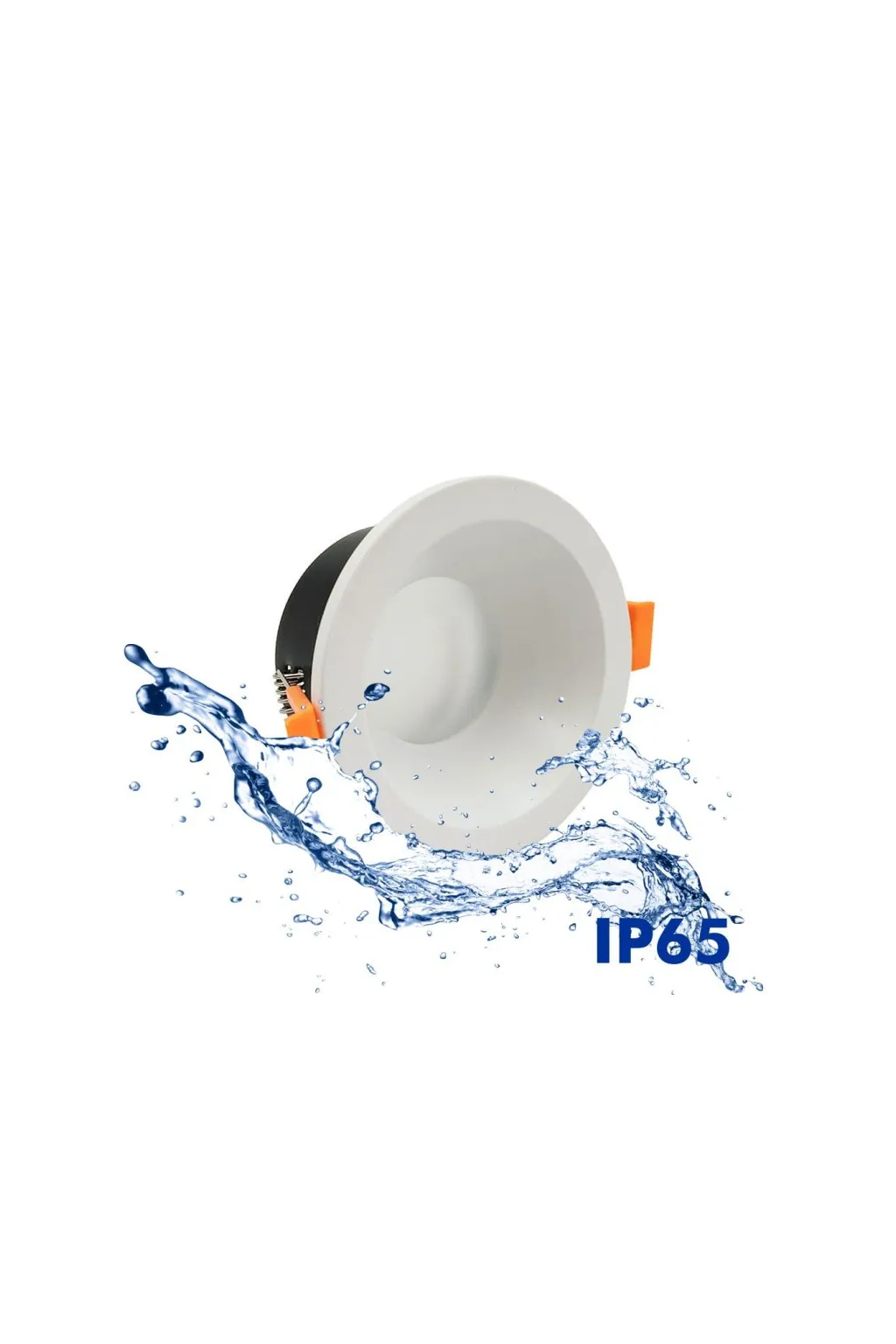 Aro Fijo Estanco Circular GU10-MR16 - IP65 - BLANCO