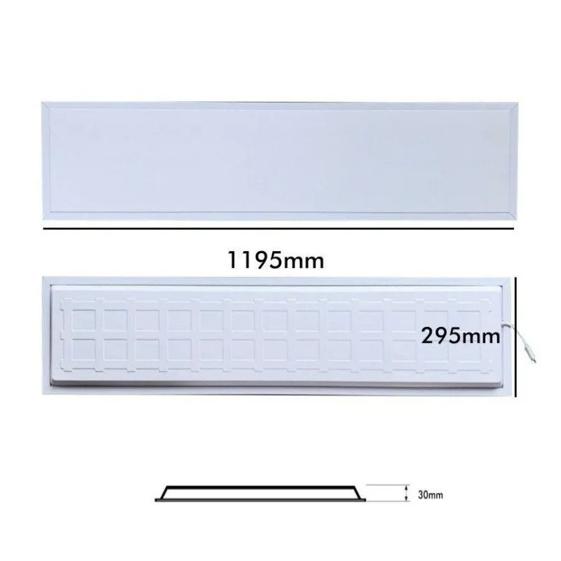Pack 6 LED Panels 120x30 40W Philips Driver | Ibérica