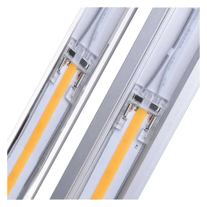 Transparent connector for LED COB + SMD - 10mm - IP20