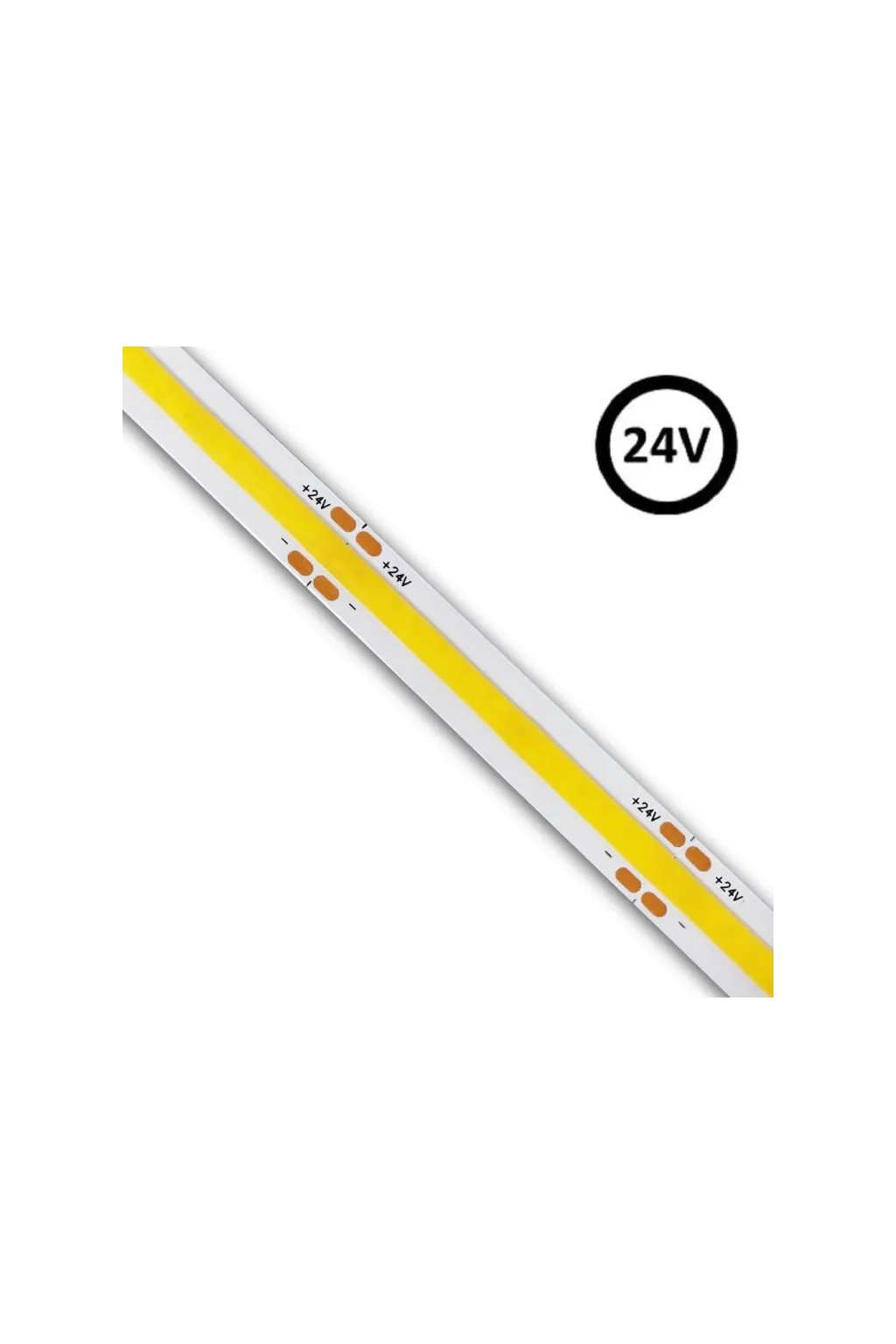 Strip LED COB 24V | 320 LED / M | 5m | Flip Chip | 1000lm | 12W / m | CRI90 | Ip20
