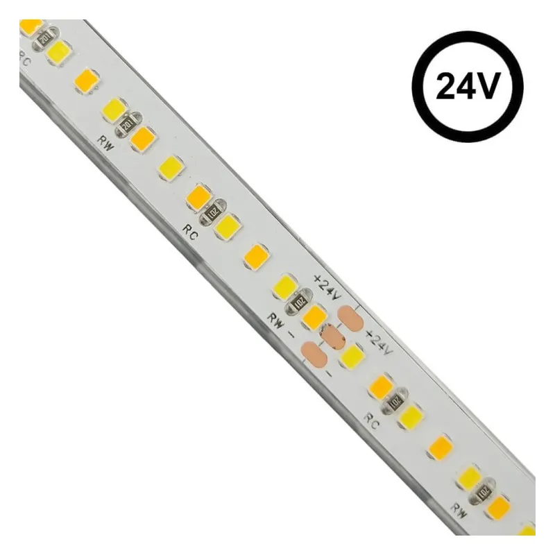 24V LED strip | 240xLED / M | 5m | SMD2025 | CCT | 10w / m | Ip20