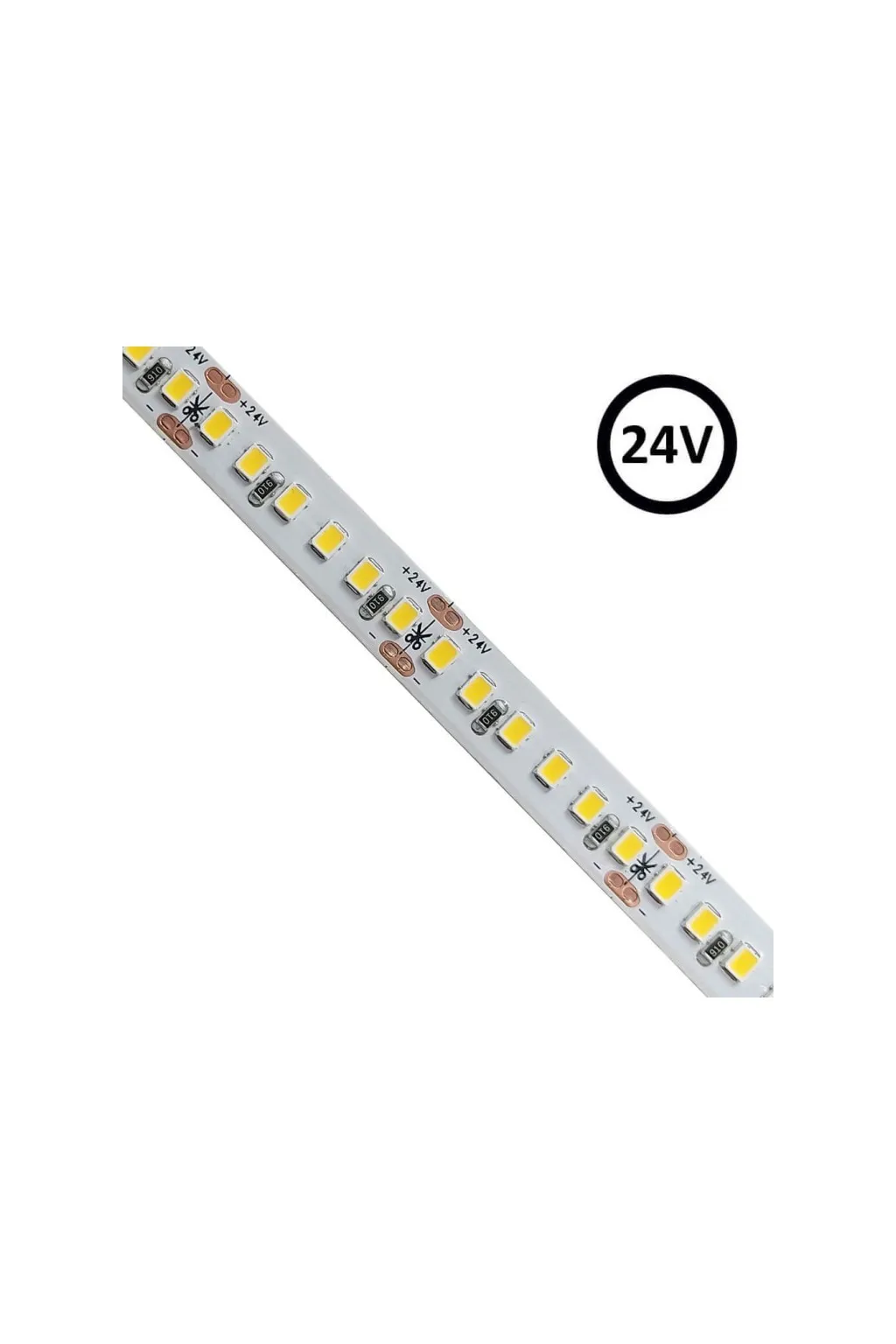 24V LED strip | 180xLED / M | 5m | SMD2835 | 11200lm | 16w / m | Ip20