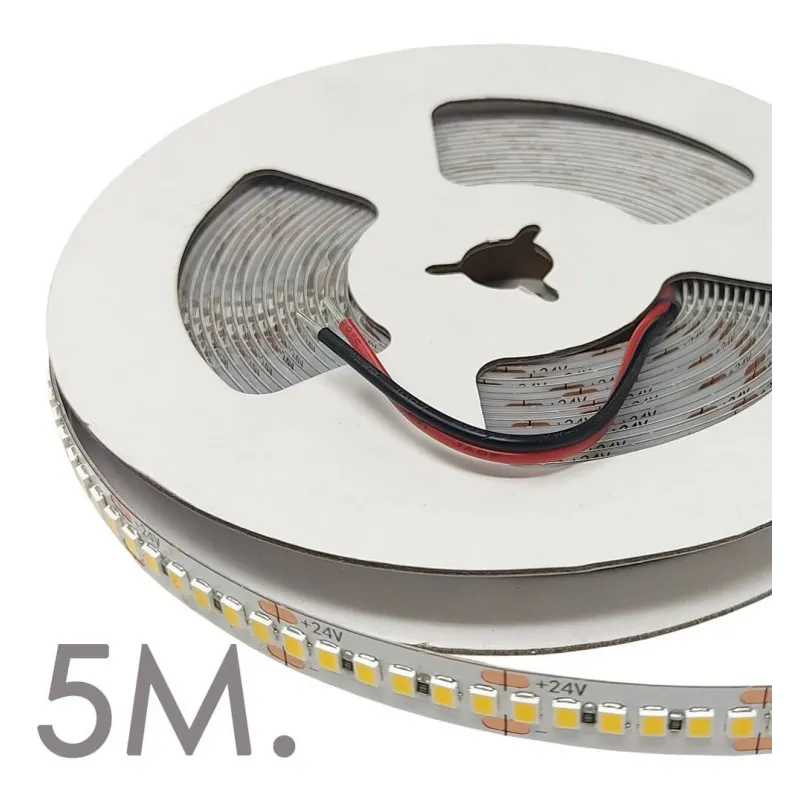 Tira LED 24V | 180xLED/M | 5m | SMD2835 | 11200Lm | 16W/M | IP20