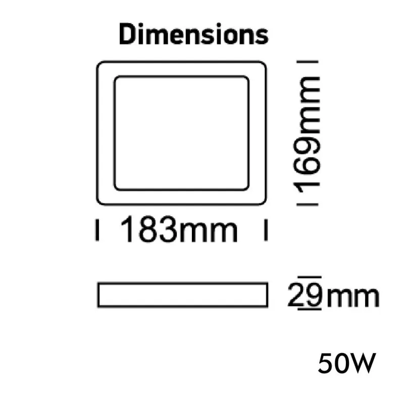 Foco Proyector LED 50W - New ACTION - OSRAM CHIP DURIS E2835