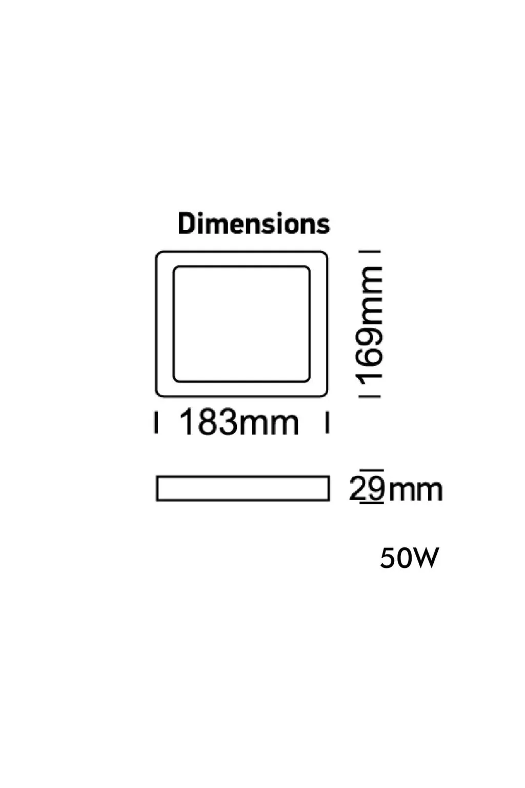 Focus Led 50W projector - New Action - Osram Chip Duris