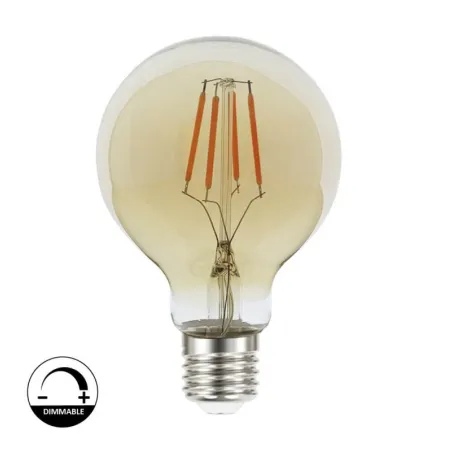Bombilla LED Filamento Vintage 6W E27 G80 Gold - DIMABLE