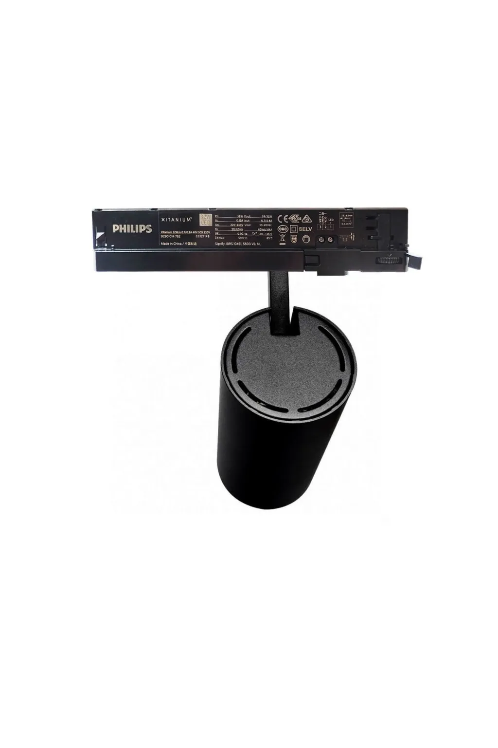 Foco LED 40W - 34W NEW MAYA Negro Carril Monofásico - CRI+92 - UGR13 -HIGH LUMEN 140Lm/W