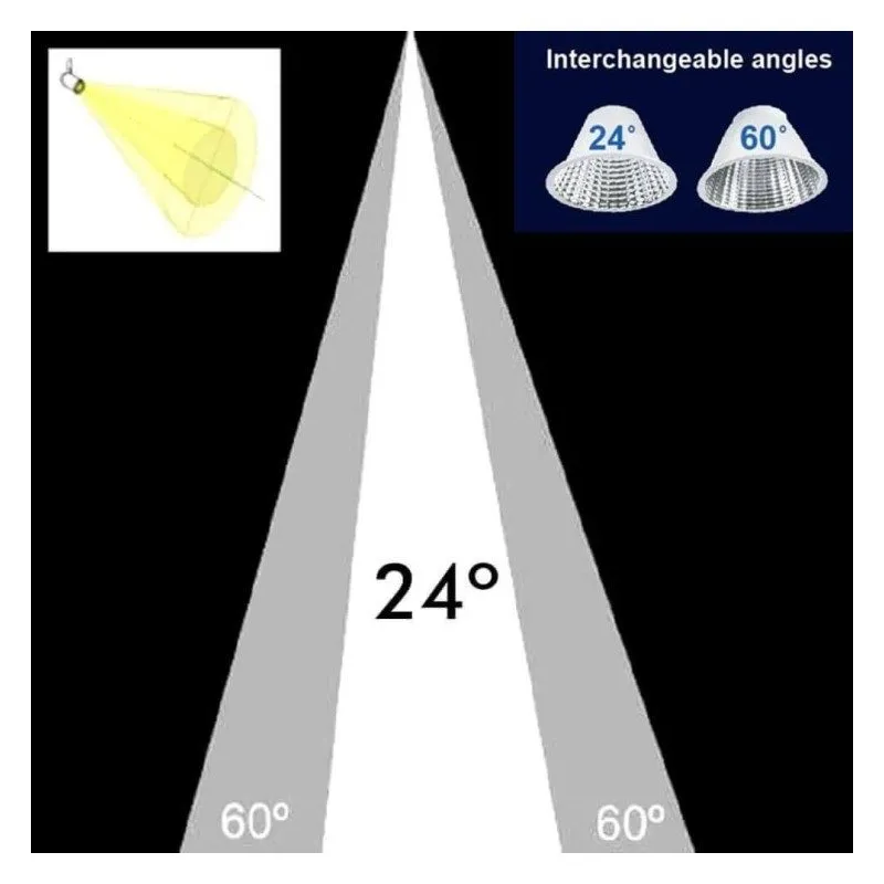 Track LED Spotlight 40W-34W NEW MAYA Black CRI 92 | Ibérica