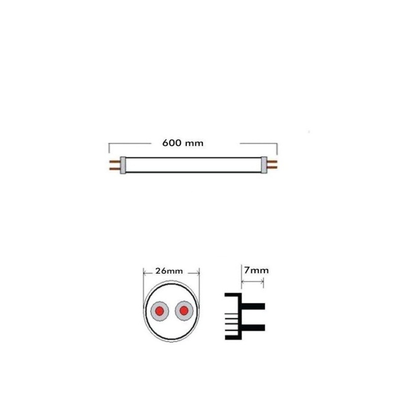 10W Crystal LED Tube 60cm T8 - 170 LM / W - Pro Max Lumens - 1700lm - No Flick