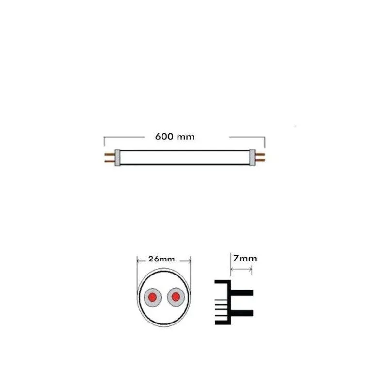 PACK 10 LED Tube T8 10W 60cm 1700lm No Flicker | Ibérica