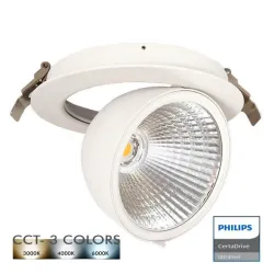 Downlight LED 30W Philips - CertaDrive - Endereçável Circular