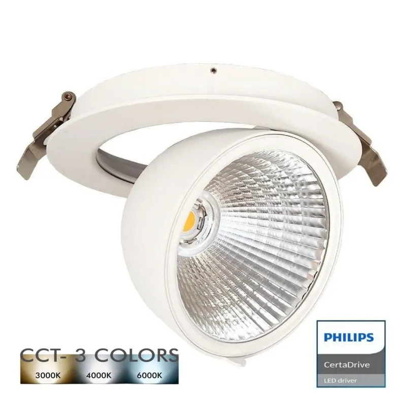 Downlight LED 30W Philips - CertaDrive - Endereçável Circular