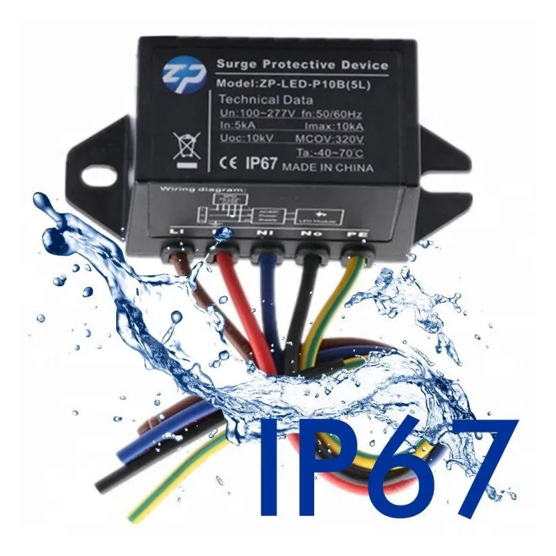 Protector Sobretensiones Transitorias 10Kv IP67 | Ibérica