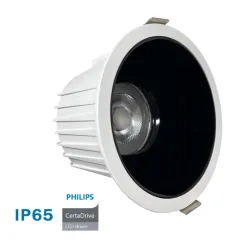 Downlight LED 40W Circular - Philips CertaDrive - CCT - UGR13 - IP65