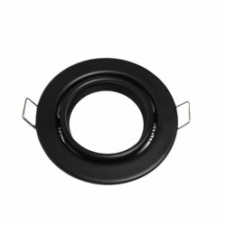 Recessed Tiltable Ring GU10 MR16 90mm Steel | Ibérica