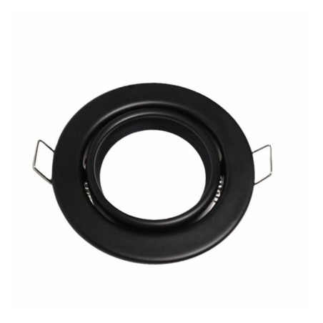 Recessed Tiltable Ring GU10 MR16 90mm Steel | Ibérica