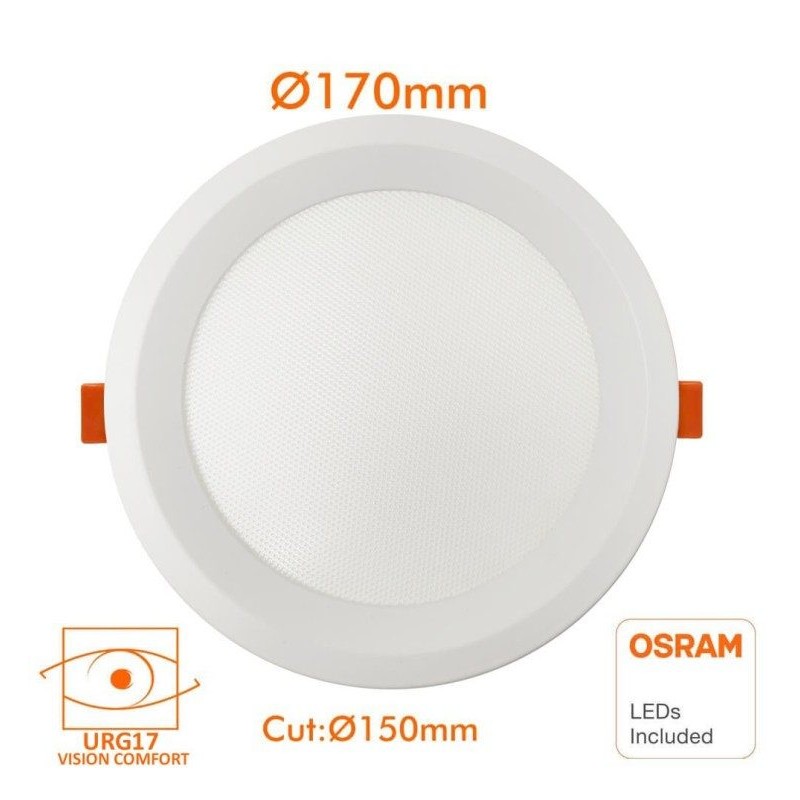 Downlight LED Circular 16W Ø150mm 3CCT OSRAM | Ibérica