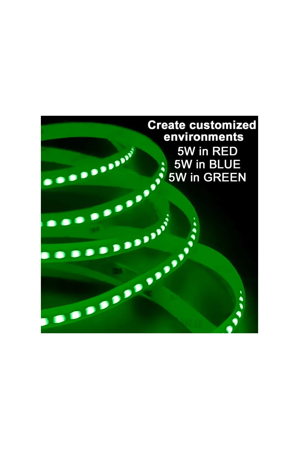 Tira LED 24V RGB COB 6W/m Rollo 5m IP20