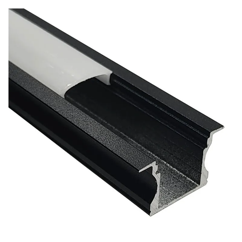 Comprar Perfil Blanco y Negro 2 metros Aluminio - ALAS - para LED