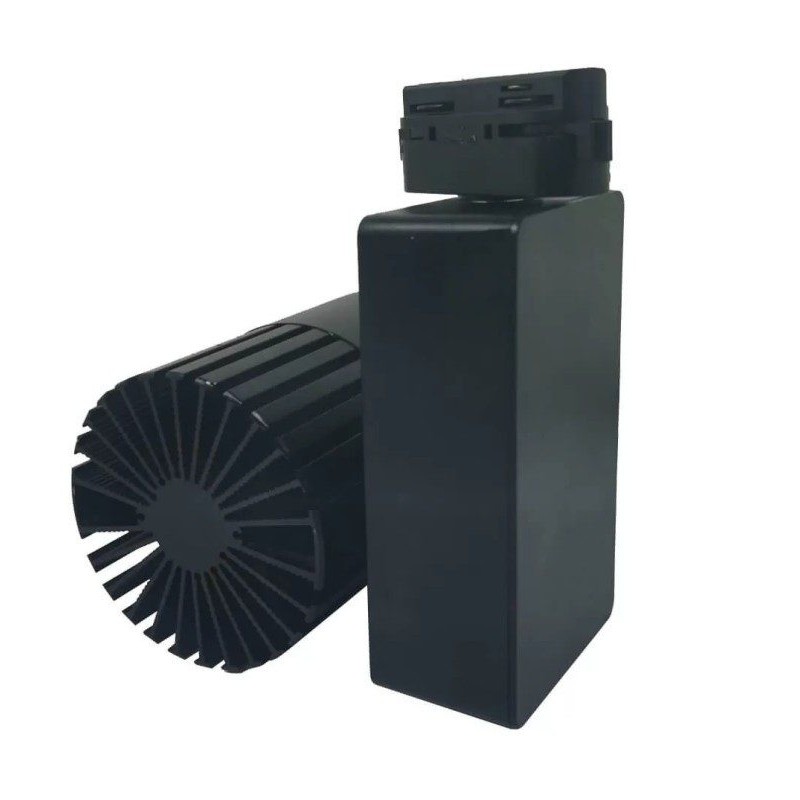 GRAZ 3-Phase Track Spot 40W 4800lm CRI92 Black | Ibérica
