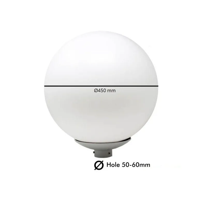 E27 Globe Street Light LED 40-50W IP65 Ø450mm | Ibérica