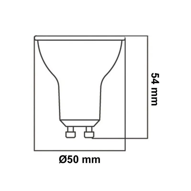 Dicroica LED GU10 6W 660lm 38° SAMSUNG Cristal | Ibérica