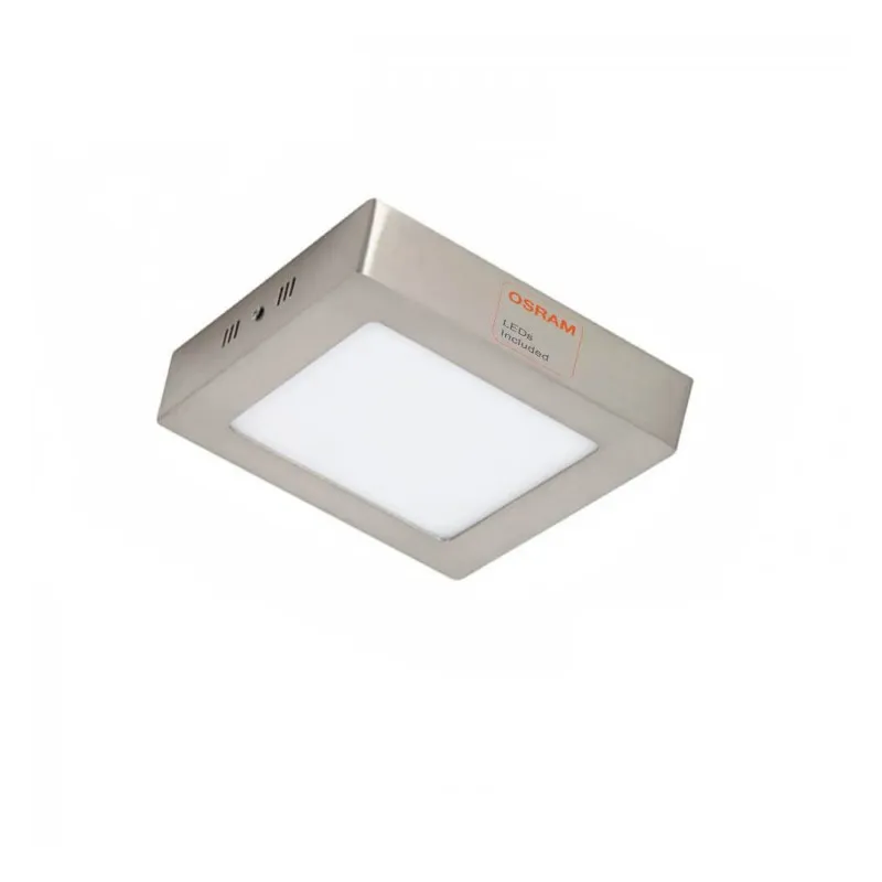▷ Buy LED ceilings 8W Square Stainless Steel - CCT - Osram Chip Duris E 2835