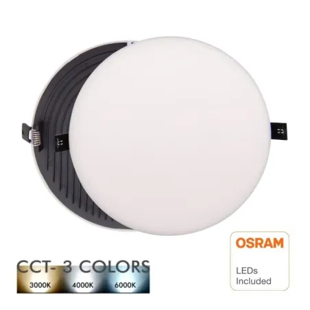 Downlight LED Frameless QUASAR 24W Ø207mm Carré | Ibérica