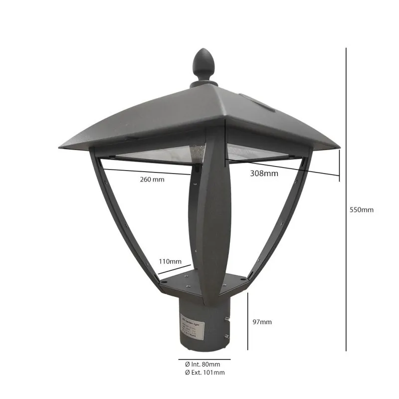 Comprar Farola LED Exterior 100W VILLA Philips - Alumbrado Público