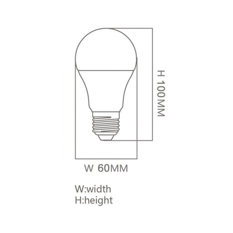 Lampadina LED A60 E27 9W 1080lm 180° OSRAM | Ibérica