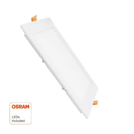 Comprar Square LED Slim Plate 20W - Iluminação de teto embutida