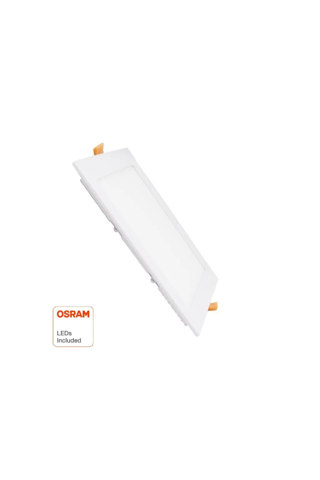 Comprar Square LED Slim Plate 20W - Iluminação de teto embutida