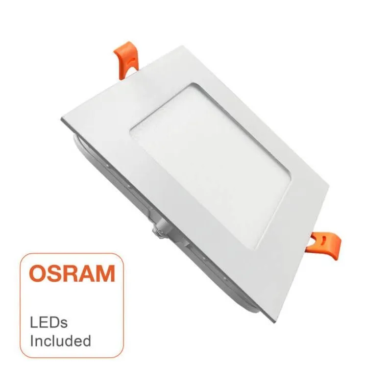 Placa Slim LED Cuadrada 8W OSRAM | Ibérica de Iluminación