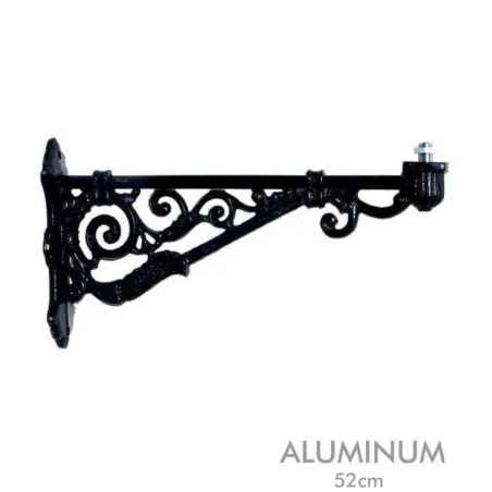 Braccio Alluminio Villa 52cm per Lampione | Ibérica