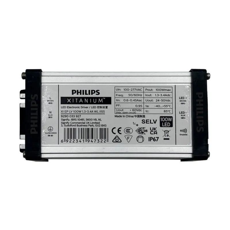 Driver Philips XITANIUM 100W 2100mA IP65 LED | Ibérica
