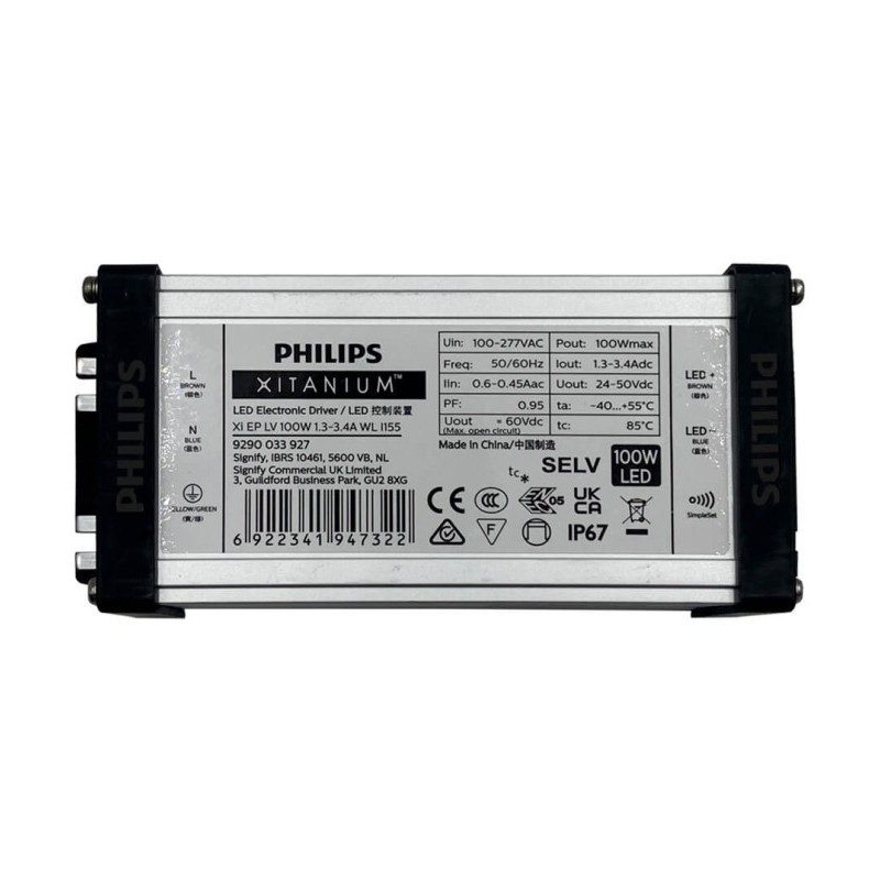 Driver Philips XITANIUM 100W 2100mA | Ibérica de Iluminación