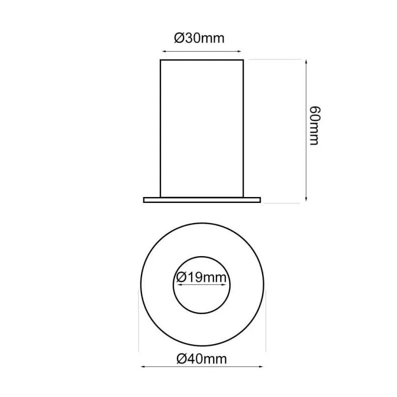 Incasso LED 6W Ø40mm 3CCT UGR11 CRI95 Bianco | Ibérica