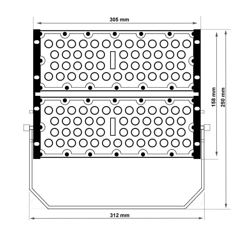 Comprar Proyector LED 100W DOB MAGNUM OSRAM Chip SMD3030-3D 180Lm/W 25º