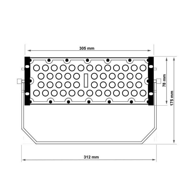 Projetor LED MAGNUM DOB 50W 7000lm OSRAM 60° | Ibérica