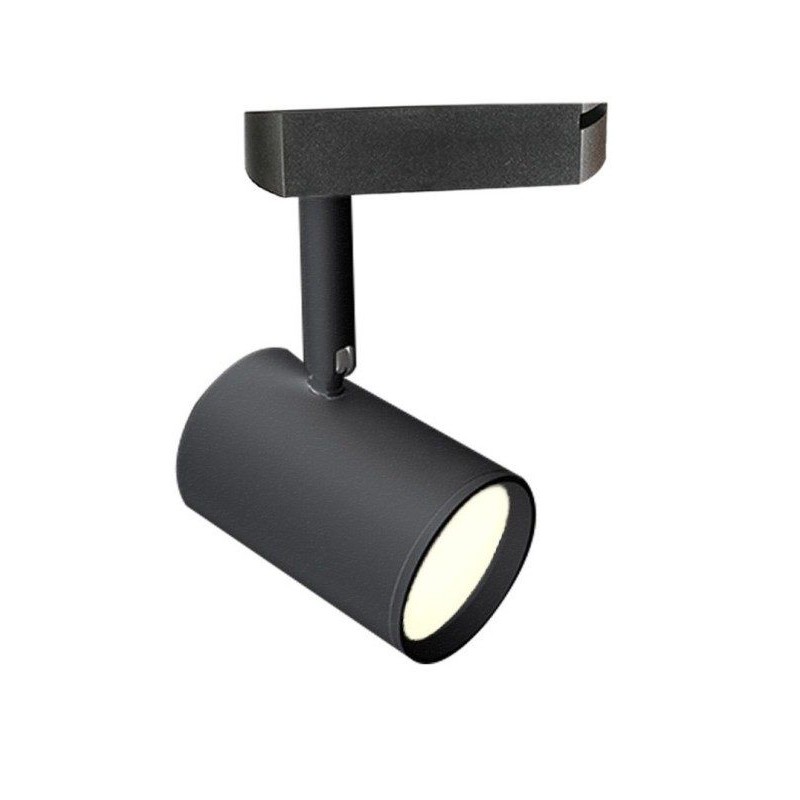 Single-Phase Track Spot GU10 Black Tiltable | Ibérica